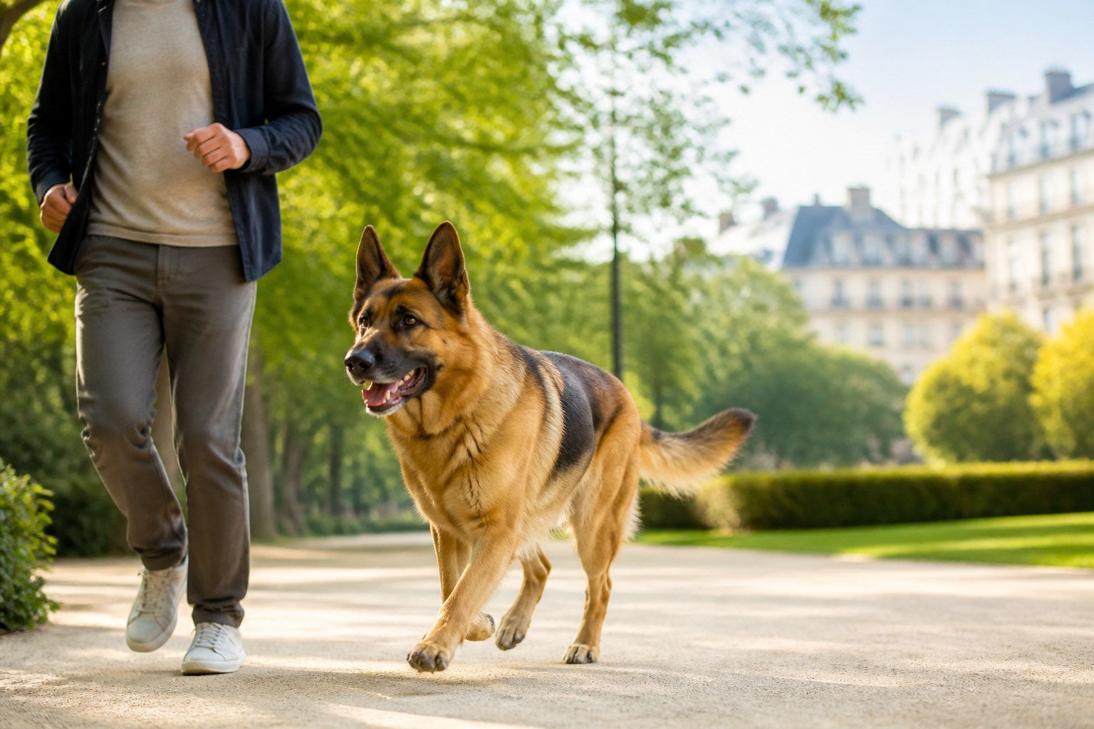 Actieve hond buiten