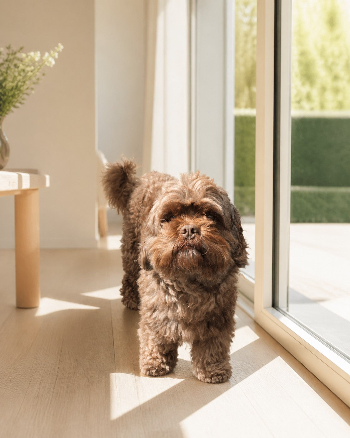 Sfeerbeeld van een kleine hond